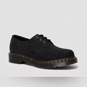 New Dr. Martens  1461 Glitter Ray Black women’s oxfords‎ US Size 9 chunky
